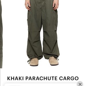 Jaded London parachute pants in ecru